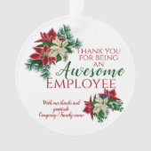 Mitarbeiteraufwertung Festive Blütenblütenweiße Bl Ornament (Vorderseite)