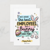 Mitarbeiteraufwertung Happy Oaster Card (Vorne/Hinten)