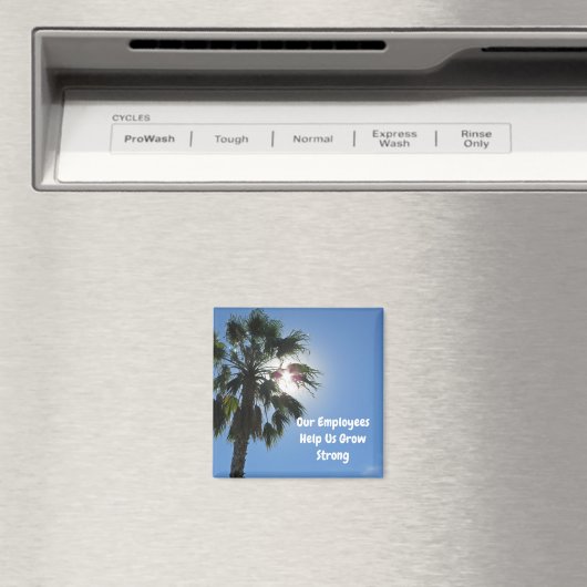 Mitarbeiteraufwertung Palm Tree Tropical Business Magnet (In Situ (Geschirrspüler))