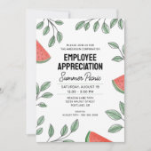 Mitarbeiteraufwertung Summer Picnic Watermelon Einladung (Vorderseite)