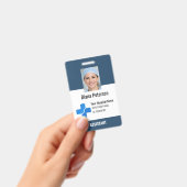 Mitarbeiterausweis im Gesundheitswesen mit individ Ausweis (Handheld)