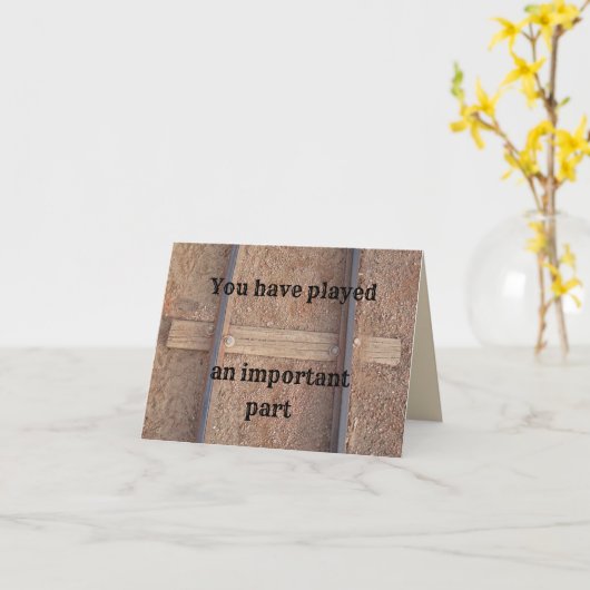 Mitarbeiterbewertung dank Eisenbahnspuren Karte (Gelbe Blume)