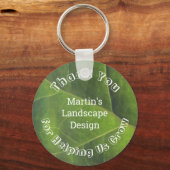 Mitarbeiterbewertung Grünes Leaf Beruflich Schlüsselanhänger (Vorderseite)