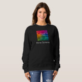 Mitarbeiterinnen für Werbevorlagen-Firmenlogo Sweatshirt (Vorne ganz)