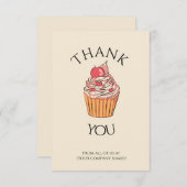 Mitarbeiterinnen und Mitarbeiter/innen - Bewertung Dankeskarte (Vorne/Hinten)