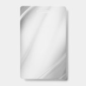 Mitarbeitername Abzeichen Silver/Firmenlogos Ausweis (Rückseite)