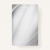 Mitarbeitername Abzeichen Silver/Firmenlogos Ausweis (Rückseite)