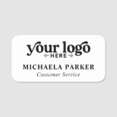 Mitarbeiterpersonal-Logo eines Unternehmens Namensschild (Vorderseite)