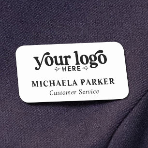 Mitarbeiterpersonal-Logo eines Unternehmens Namensschild