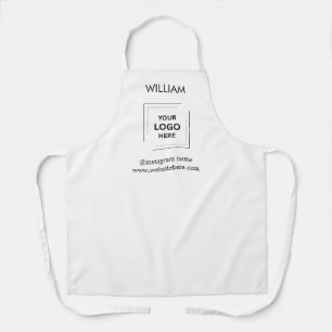 Mitarbeiterpersonal Name Unternehmensbranding Stil Schürze