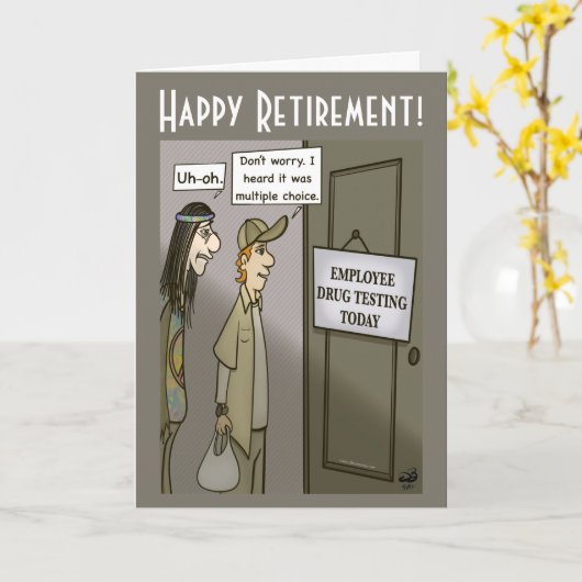 Mitarbeitertestkarte Karte (Gelbe Blume)