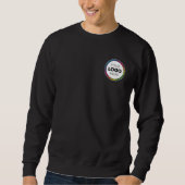 Mitarbeiteruniform mit Logo und Kontaktdaten - Sweatshirt (Vorderseite)