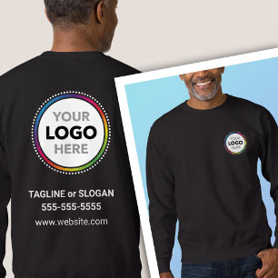Mitarbeiteruniform mit Logo und Kontaktdaten - Sweatshirt