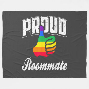 Mitbewohner Gay Pride Fleecedecke