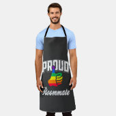 Mitbewohner Gay Pride Schürze (Getragen)