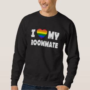 Mitbewohner Ich liebe meinen LGBT oder schwulen Mi Sweatshirt