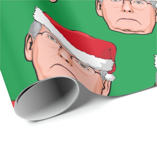 MITCH MCCONNELL CHRISTMAS WRAPPING PAPIER GESCHENKPAPIER (Rolleneckpunkt)