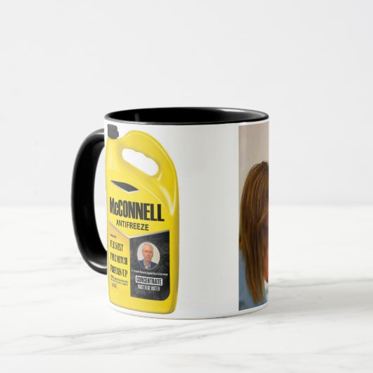 Mitch McConnell Freezes Wieder, 11 oz Tasse (Vorderseite Links)
