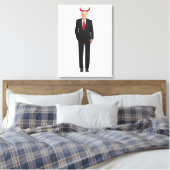 Mitch McConnell ist böse gestresste Canvas Print Leinwanddruck (Insitu (Schlafzimmer))