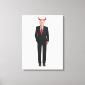 Mitch McConnell ist böse gestresste Canvas Print Leinwanddruck (Vorderseite)