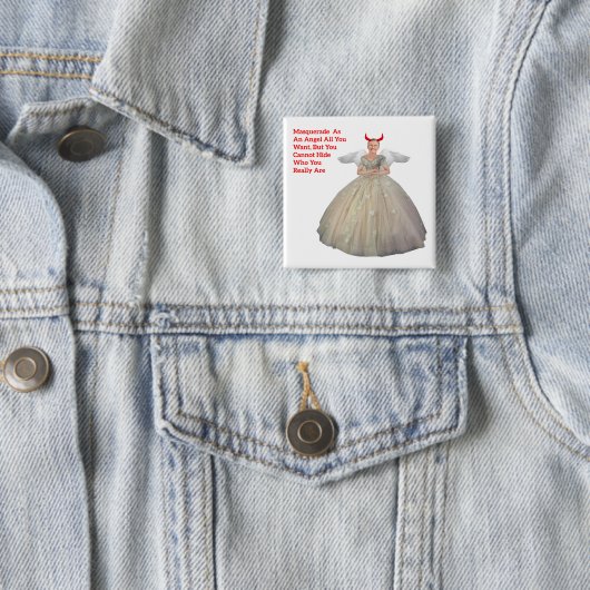 Mitch McConnell Masquerades Button (Beispiel)