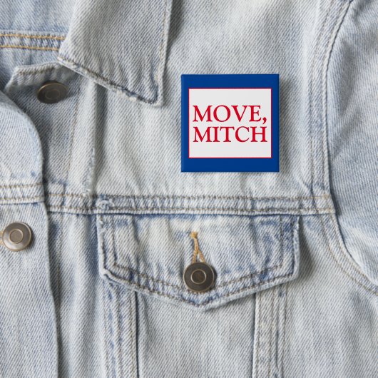 Mitch McConnell Senat wählen Blaue Wahl Button (Beispiel)