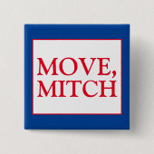 Mitch McConnell Senat wählen Blaue Wahl Button (Vorderseite)