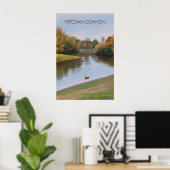 Mitcham Common London Reiseplakat Poster (Heimbüro)