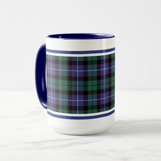 Mitchell Clan Tartan Tasse (Vorderseite Links)