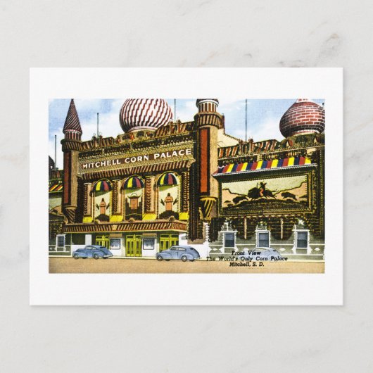 Mitchell Corn Palace, Mitchell, South Dakota Postkarte (Vorderseite)