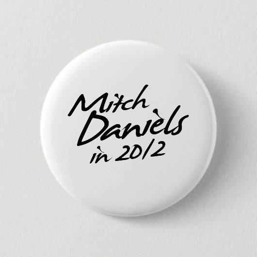 MITCHELL DANIELS 2012 Autogramm Button (Vorderseite)