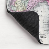 Mitchell Karte | Indien, Tibet, China u. Se Asien Mousepad (Ecke)