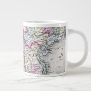 Mitchell-Karte  Indien, Tibet, China und SE Asien Jumbo-Tasse