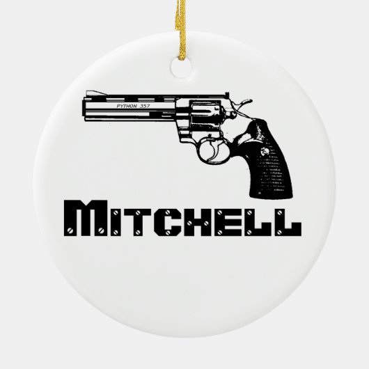 Mitchell! Keramik Ornament (Hinten)