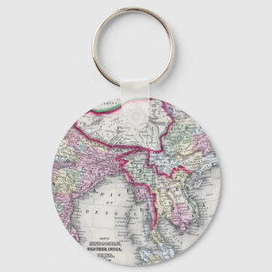 Mitchell Map India, Tibet, China & SE Asia Schlüsselanhänger