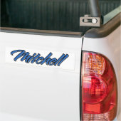 Mitchell Name blue Aufkleber Sticker Autoaufkleber (Auf Lkw)