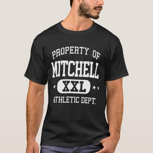Mitchell Retro Athletic Property Dept T-Shirt (Vorderseite)