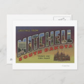 Mitchell, South Dakota - Große Briefszenen Postkarte (Vorne/Hinten)
