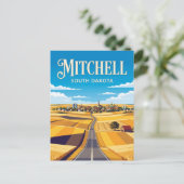 Mitchell (South Dakota) Postkarte (Stehend Vorderseite)