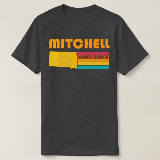 Mitchell South Dakota Vintag Distressed Souvenir T-Shirt (Design vorne)