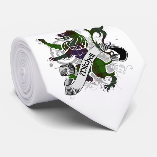 Mitchell Tartan-Löwe Krawatte (Gerollt)