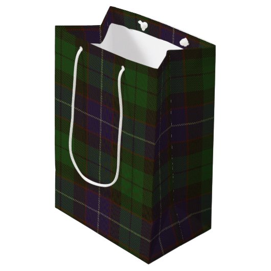 Mitchell Tartan Mittlere Geschenktüte (Vorderseite Schrägansicht)