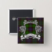 Mitchell-Tartan-Schild Button (Vorne & Hinten)