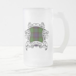 Mitchell Tartan-Schild Mattglas Bierglas