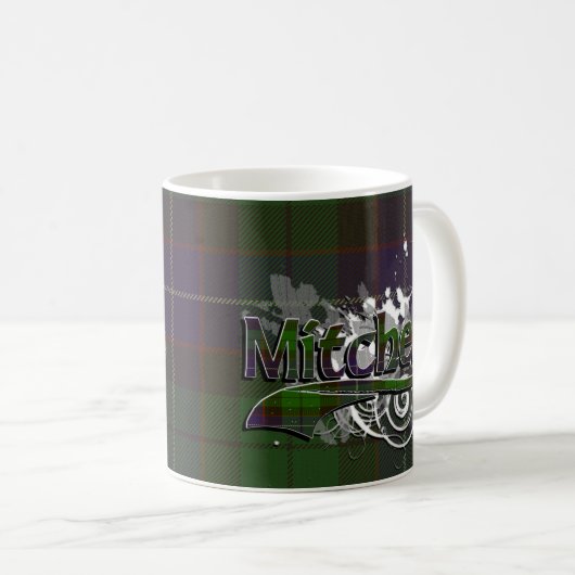 Mitchell Tartan-Schmutz Kaffeetasse (VorderseiteRechts)