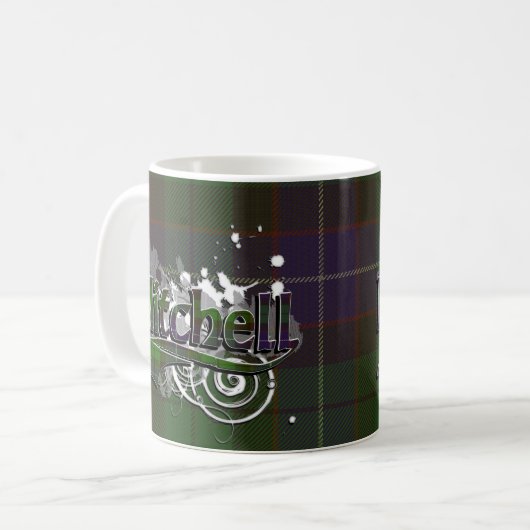 Mitchell Tartan-Schmutz Kaffeetasse (Vorderseite Links)