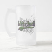 Mitchell Tartan-Schmutz Mattglas Bierglas (Links)