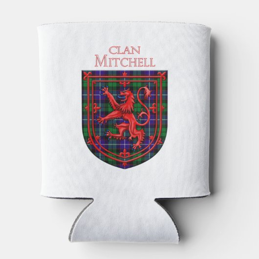Mitchell Tartan Scottish Plaid Lion Rampant Dosenkühler (Rückseite)