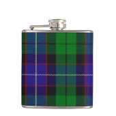 Mitchell (u. andere) Tartan-Flasche Flachmann (Vorderseite)