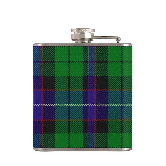 Mitchell (u. andere) Tartan-Flasche Flachmann (Rückseite)